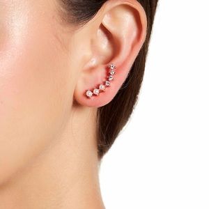 Ear crawler earrings